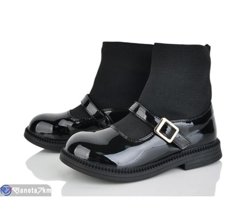 Черевики дитячі на весну/осінь (8 пар р.32-37) чорний  "Laifakids"