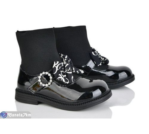 Черевики дитячі на весну/осінь (8 пар р.32-37) чорний  "Laifakids"