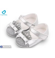 Пінетки дитячі на весну/осінь (6 пар р.11-13) срібний  "Comfort-baby"