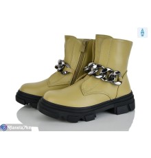 Черевики дитячі на весну/осінь (8 пар р.32-37) зелений  "Laifakids"