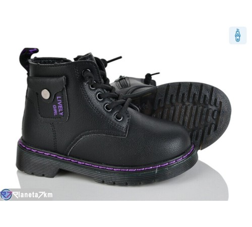 Черевики дитячі на весну/осінь (8 пар р.27-32) чорний  "Laifakids"