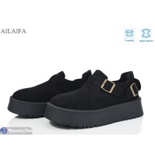 Туфлі жіночі на зиму (8 пар р.36-41) чорний  "Latifa"