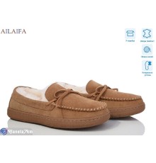 Мокасіни жіночі на зиму (6 пар р.36-41) коричневий  "Latifa"