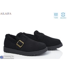 Туфлі жіночі на зиму (8 пар р.36-41) чорний  "Latifa"