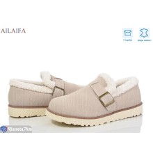 Туфлі жіночі на зиму (8 пар р.36-41) бежевий  "Latifa"