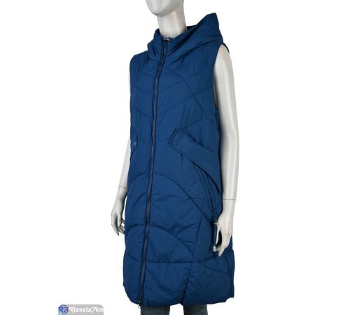 Жилетка жіноча на весну/осінь (4 шт. р.сетка M-2XL) синій  "Kalabok"