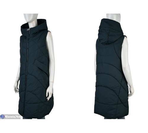 Жилетка жіноча на весну/осінь (4 шт. р.сетка M-2XL) зелений  "Kalabok"