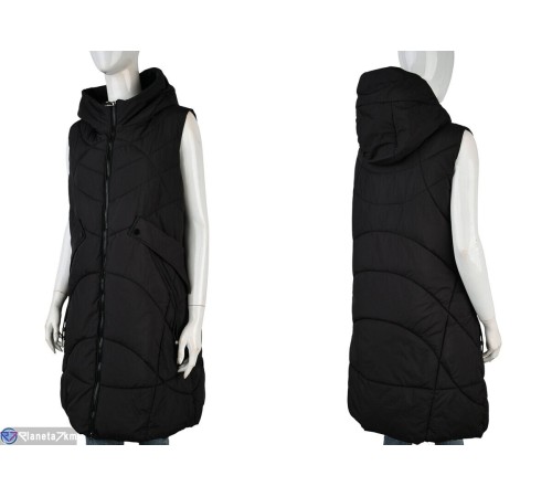 Жилетка жіноча на весну/осінь (4 шт. р.сетка M-2XL) чорний  "Kalabok"