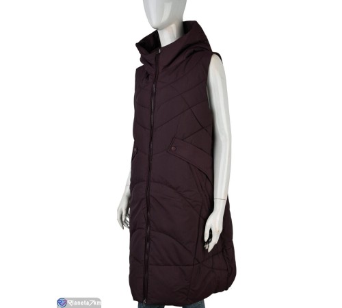 Жилетка жіноча на весну/осінь (4 шт. р.сетка M-2XL) бордовий  "Kalabok"