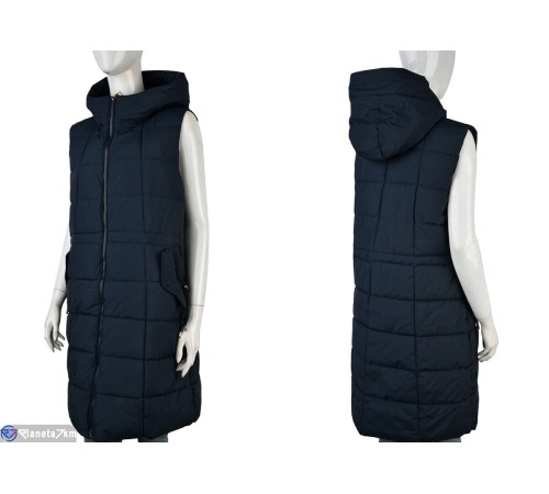 Жилетка жіноча на весну/осінь (4 шт. р.сетка M-2XL) синій  "Kalabok"
