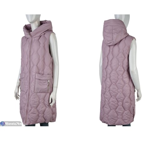 Жилетка жіноча на весну/осінь (5 шт. р.сетка XL-5XL) рожевий  "Kalabok"