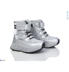 Дутики дитячі на зиму (8 пар р.27-32) срібний  "Normashoes"