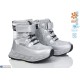 Дутики дитячі на зиму (8 пар р.27-32) срібний  "Normashoes"