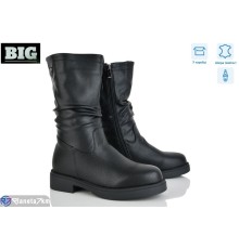 Чоботи жіночі на весну/осінь (6 пар р.36-41) чорний  "BIG"
