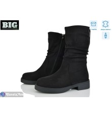 Чоботи жіночі на весну/осінь (6 пар р.36-41) чорний  "BIG"