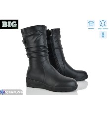 Чоботи жіночі на весну/осінь (6 пар р.36-41) чорний  "BIG"