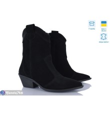 Черевики жіночі на весну/осінь (6 пар р.37-40) чорний  "Linda"