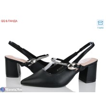 Туфлі жіночі на весну/осінь (6 пар р.36-40) чорний  "QQ&Панда"