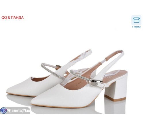 Туфлі жіночі на весну/осінь (6 пар р.36-40) білий  "QQ&Панда"