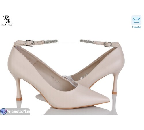 Туфлі жіночі на весну/осінь (6 пар р.36-40) бежевий  "Red Sun"