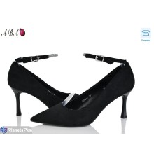 Туфлі жіночі на весну/осінь (6 пар р.36-40) чорний  "Aba"