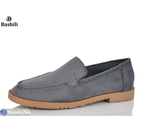 Туфлі жіночі на весну/осінь (8 пар р.36-41) сірий  "Башили"