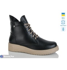 Черевики жіночі на зиму (6 пар р.37-41) чорний  "LIKA"