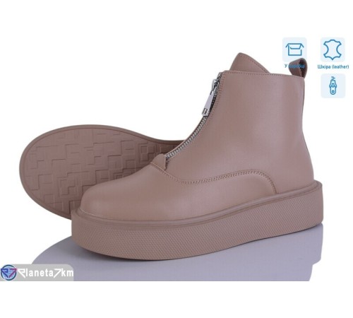 Черевики жіночі на весну/осінь (8 пар р.36-40) бежевий  "HoRIK"