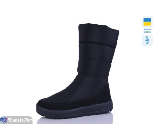 Дутики жіночі на зиму (6 пар р.36-41) чорний  "MURMUR"