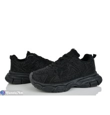 Кросівки жіночі на весну/осінь (8 пар р.37-41) чорний  "LOREDANA"