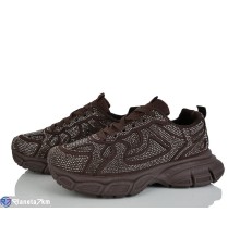 Кросівки жіночі на весну/осінь (8 пар р.37-41) коричневий  "LOREDANA"