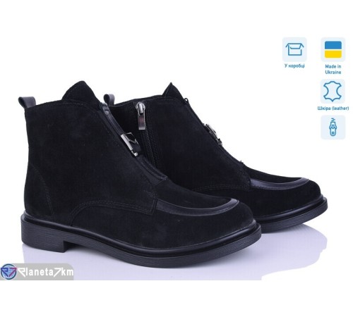 Черевики жіночі на весну/осінь (6 пар р.37-40) чорний  "Linda"