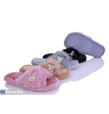 Тапки жіночі на весну/осінь (6 пар р.36-41) мікс  "Ladmir"