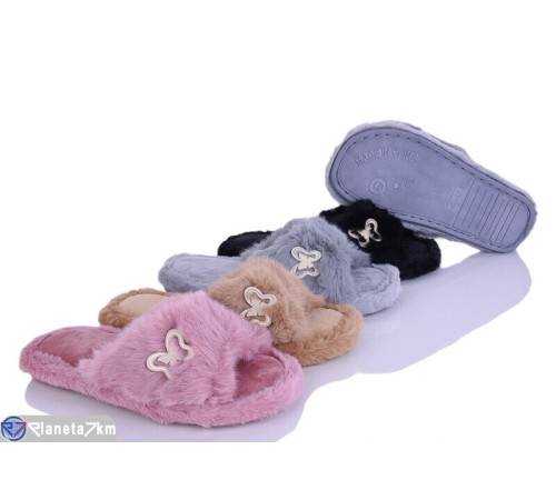 Тапки жіночі на весну/осінь (6 пар р.36-41) мікс  "Ladmir"