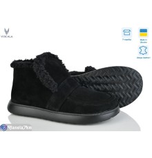 Черевики жіночі на зиму (6 пар р.36-41) чорний  "Viscala"