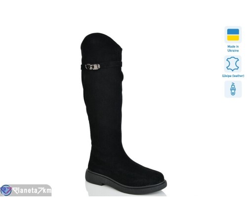 Чоботи жіночі на зиму (6 пар р.37-41) чорний  "LIKA"
