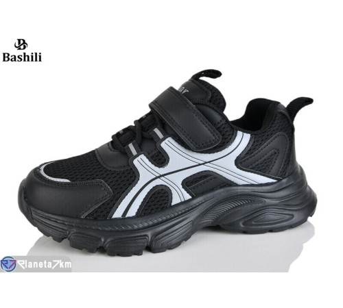 Дитячі кросівки на весну/осінь (8 пар р.32-37) чорний  "Башили"