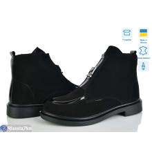 Черевики жіночі на весну/осінь (6 пар р.37-40) чорний  "Linda"