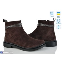 Черевики жіночі на весну/осінь (6 пар р.37-40) коричневий  "Linda"