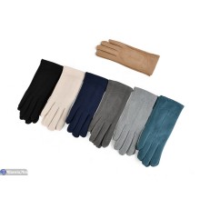 Рукавички жіночі на зиму (12 шт. р.сетка 6,5-8,5) мікс  "RUBIBAS"