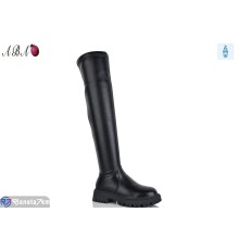 Ботфорти жіночі на зиму (6 пар р.36-40) чорний  "Aba"