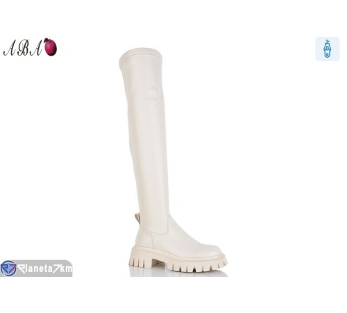 Ботфорти жіночі на зиму (6 пар р.36-40) бежевий  "Aba"