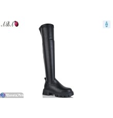Ботфорти жіночі на зиму (6 пар р.36-40) чорний  "Aba"