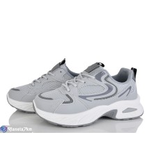 Кросівки жіночі на весну/осінь (8 пар р.36-41) сірий  "LOREDANA"