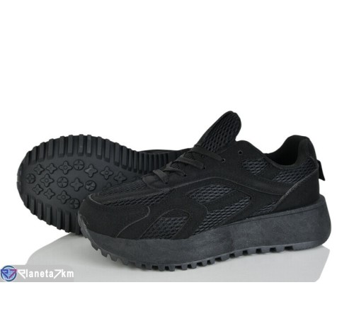 Кросівки жіночі на весну/осінь (8 пар р.36-41) чорний  "LOREDANA"