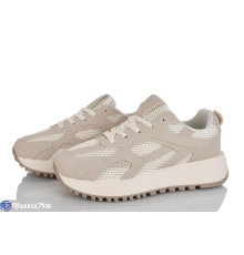 Кросівки жіночі на весну/осінь (8 пар р.36-41) бежевий  "LOREDANA"