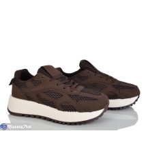 Кросівки жіночі на весну/осінь (8 пар р.36-41) коричневий  "LOREDANA"