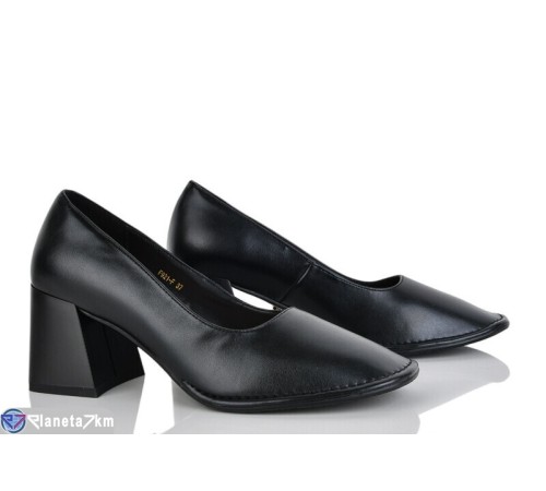 Туфлі жіночі на весну/осінь (6 пар р.36-40) чорний  "MARADONA"