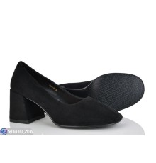 Туфлі жіночі на весну/осінь (6 пар р.36-40) чорний  "MARADONA"