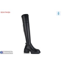 Ботфорти жіночі на зиму (6 пар р.36-40) чорний  "QQ&Панда"